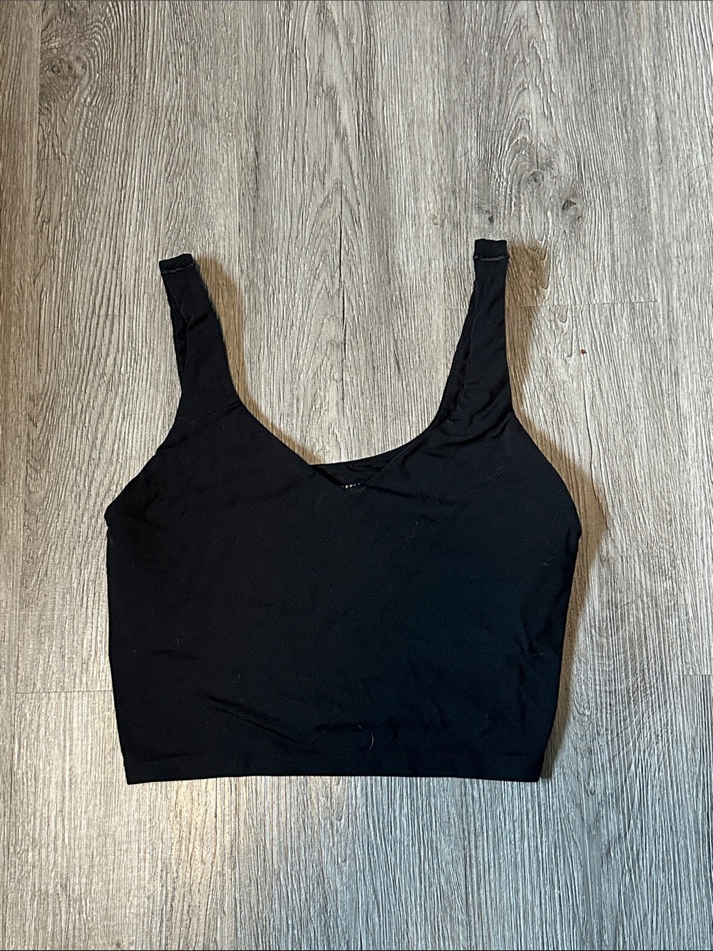 aerie Black Athletic Top Medium